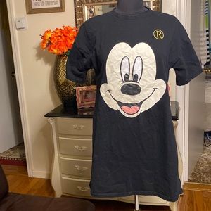 Mickey Mouse R black color midi dress with 1 side pocket size junior xxl